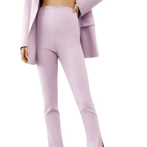Zara Pants - ZARA FLAT PANTS WITH SLITS LILAC SIZE M  | 2432/742/629